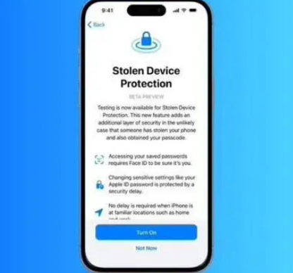 莺歌海镇苹果授权维修店分享被盗设备保护功能开启方法 