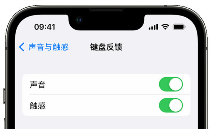 莺歌海镇苹果手机维修分享iPhone 14触感键盘使用方法 