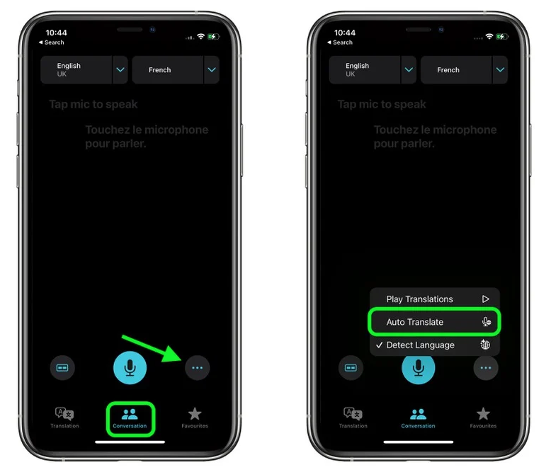 莺歌海镇苹果手机维修分享iOS 15 “翻译” App 新改进 